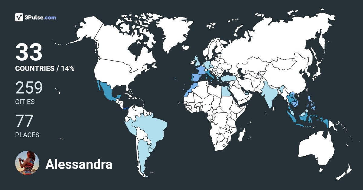 Изображение Карты путешествий Alessandra Rusticali