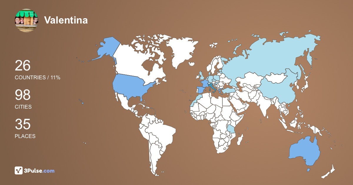 Изображение Карты путешествий Valentina Piccone