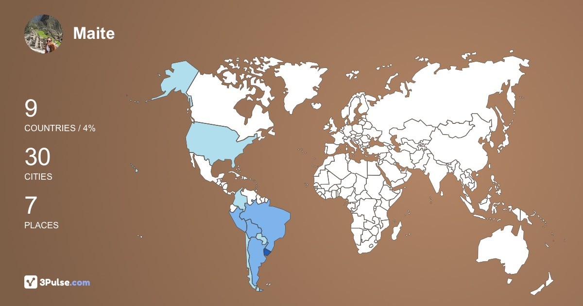 Изображение Карты путешествий Maite San-Cristobal