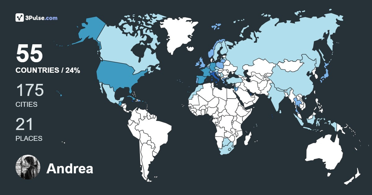 Изображение Карты путешествий Andrea Bassani