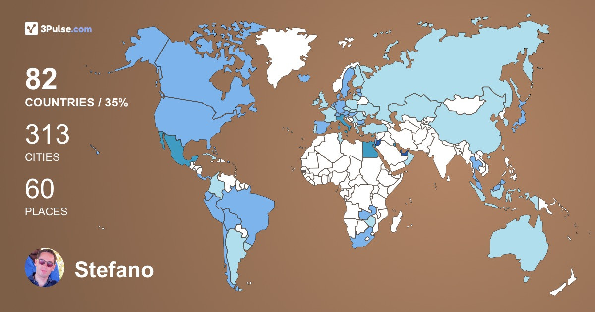 Изображение Карты путешествий Stefano Galmarini
