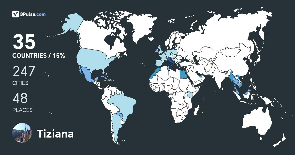 Изображение Карты путешествий Tiziana Casadei