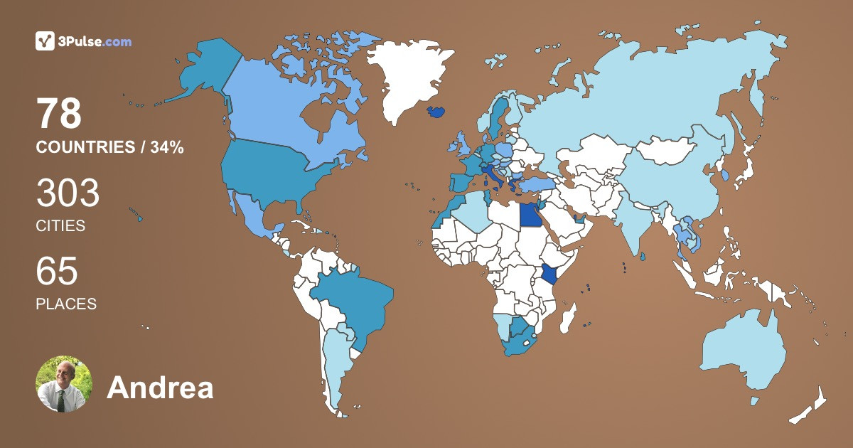 Изображение Карты путешествий Andrea Bono