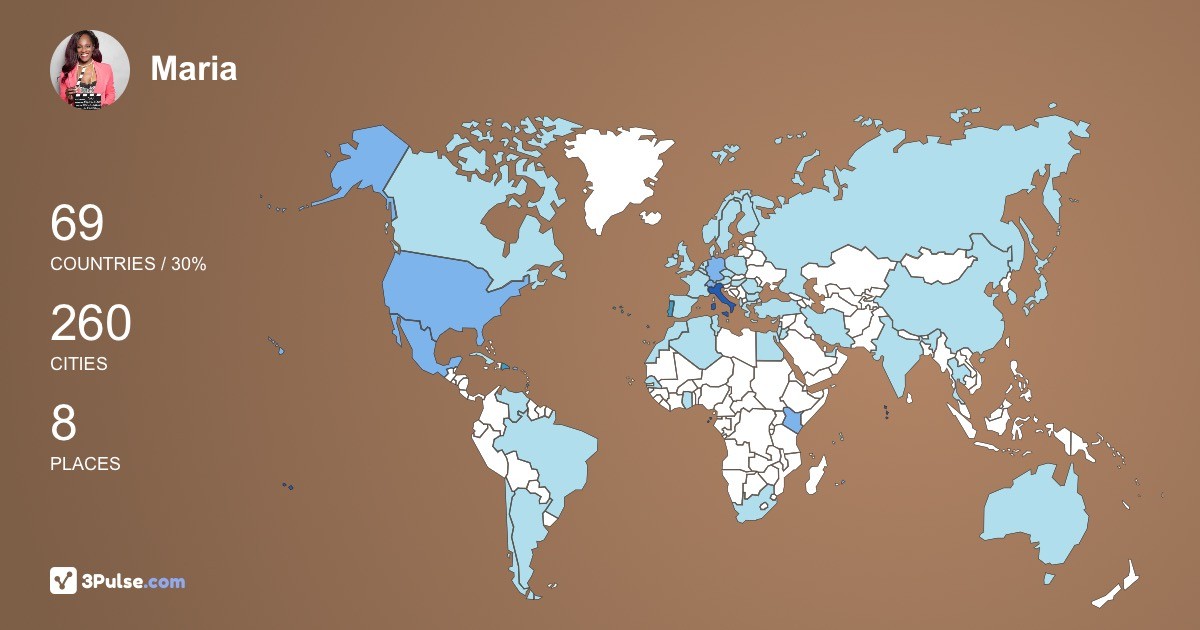 Изображение Карты путешествий Maria De-Sousa