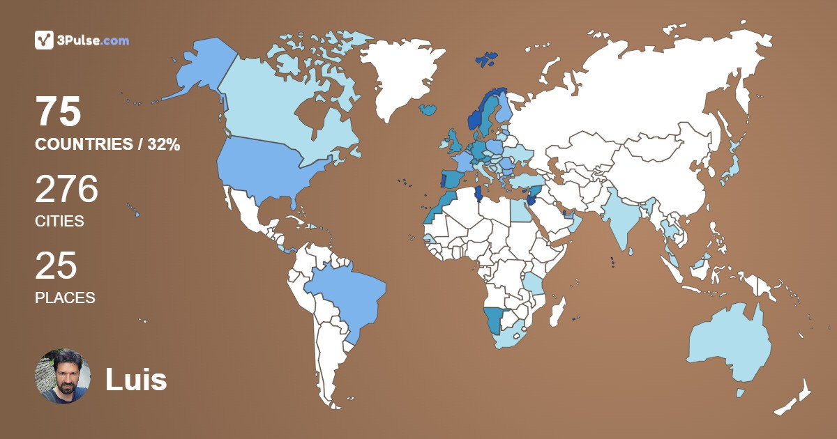 Изображение Карты путешествий Luis Lima