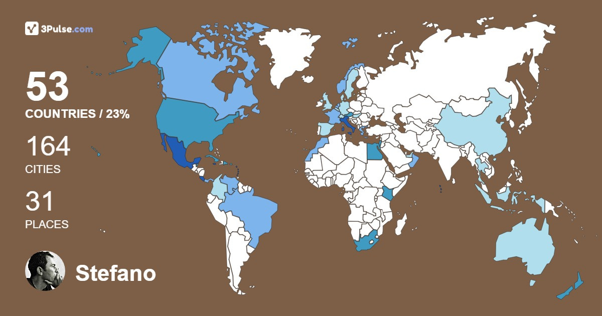 Изображение Карты путешествий Stefano Frontani