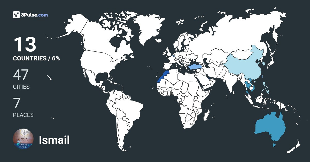 Изображение Карты путешествий Ismail Agadir