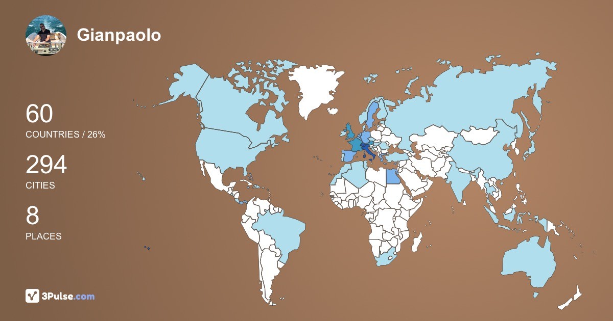 Изображение Карты путешествий Gianpaolo Curr