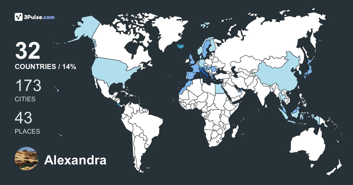 Изображение Карты путешествий Alexandra Cazacu