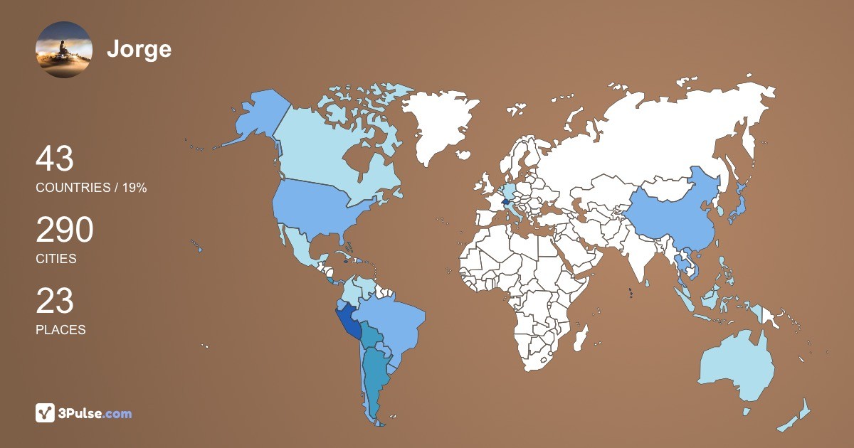 Изображение Карты путешествий Jorge Best