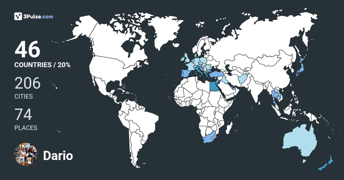 Изображение Карты путешествий Dario Domenico