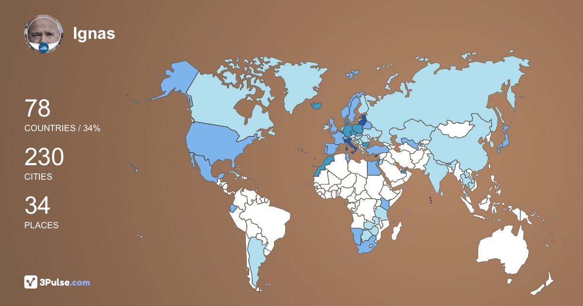 Изображение Карты путешествий Ignas Stakeviius