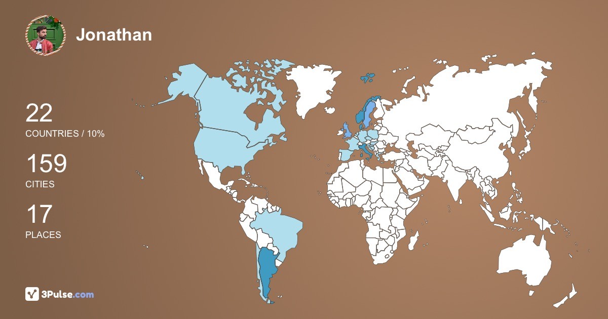 Изображение Карты путешествий Jonathan Massaro