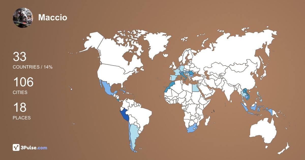 Изображение Карты путешествий Maccio Bed