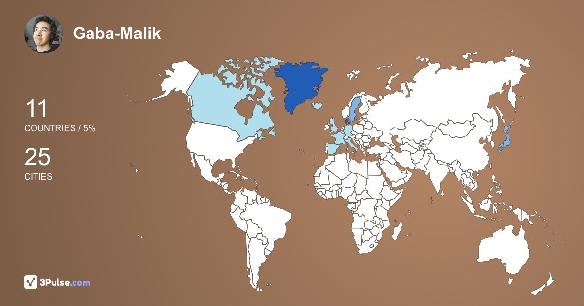 Изображение Карты путешествий Gaba-Malik Lynge