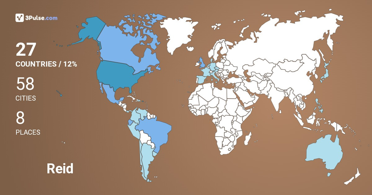 Изображение Карты путешествий Reid Schmadeka