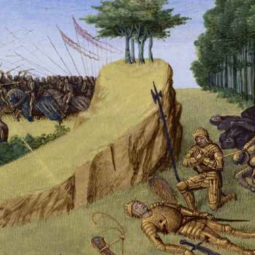 Battle of Roncevaux Pass (778) (aprox photo