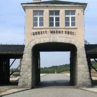 Memorial stone Nazi Gross Rosen concentration camp - subcamp Bunzlau