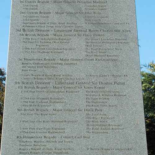 Monument aux troupes britanniques et hanovriennes photo