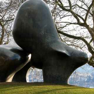 Sheep Piece by Henry Moore photo