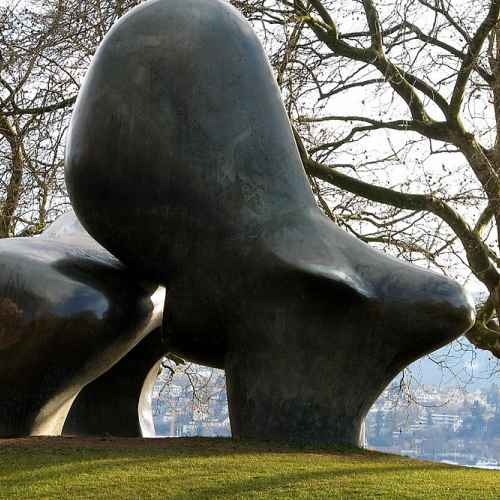Sheep Piece by Henry Moore photo