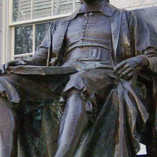 John Harvard Statue photo