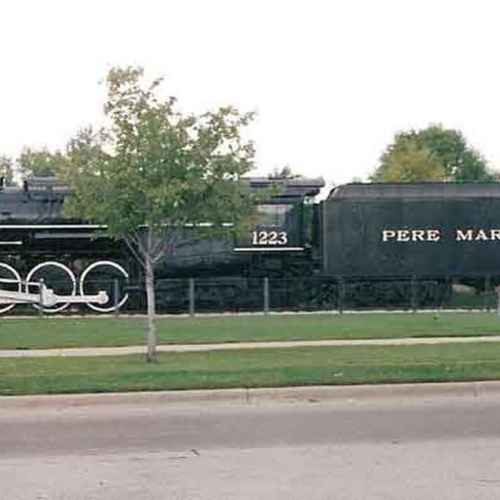 Pere Marquette Railroad Locomotive 1223 photo
