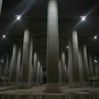 Metropolitan area outer underground discharge channel facility
