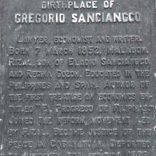 Birthplace of Gregorio Sanciangco