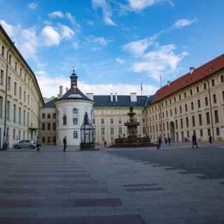 Second courtyard of Prague Castle photo