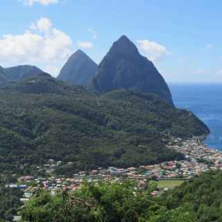 The Pitons photo