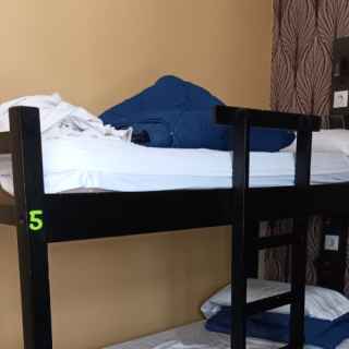 Bunk beds in Seville hostel