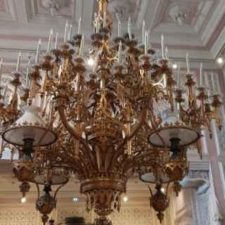 Chandelier, Pena Palace, Sintra, Portugal