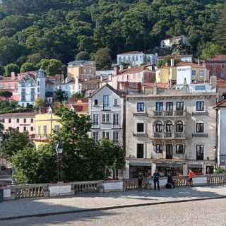 The colourful houses of Sintra, Portugal