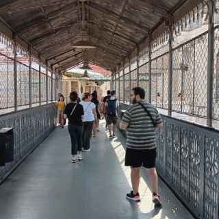 Walkway at the top of the Santa Justa Lift, Lisbon