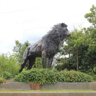 Aslan statue