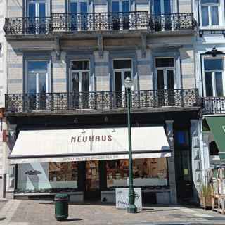 One of numerous chocolate shops in Brussels