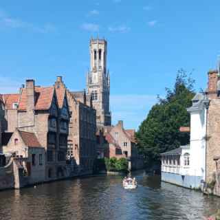 Bruges canal scene