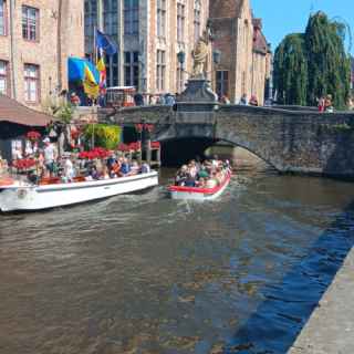 Bruges canal scene