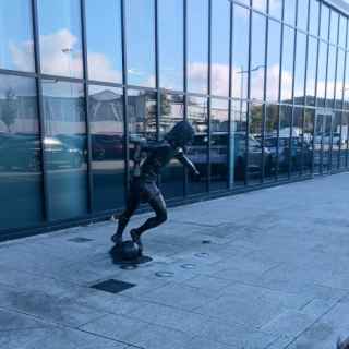 George Best statue, Windsor Park, Belfast