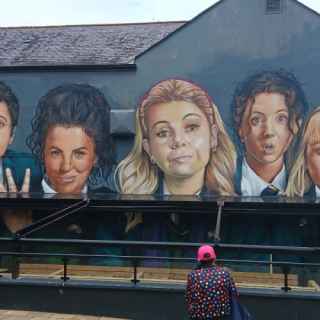 Derry girls mural, Derry