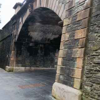 Arch in the Derry city walls