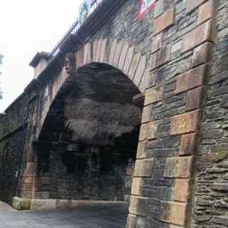 Arch in the Derry city walls