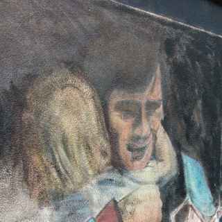 Alex Higgins wall mural, Sandy Row, Belfast