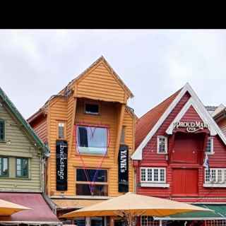 Colourful buildings, Stavanger