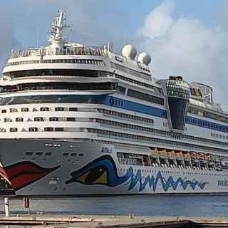 Cruise ship docked, Stavanger port