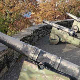 Canons at Valberg lookout tower, Stavanger