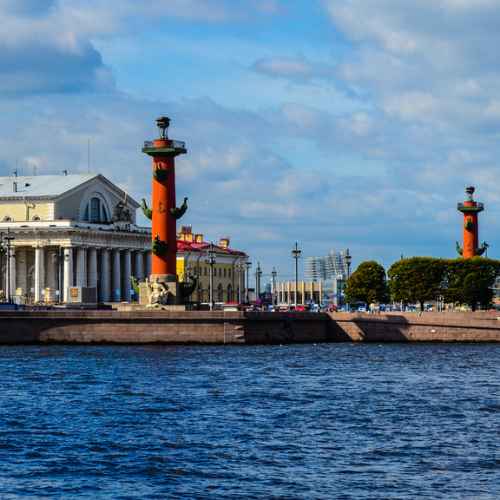 Rostral columns Saint-Petersburg