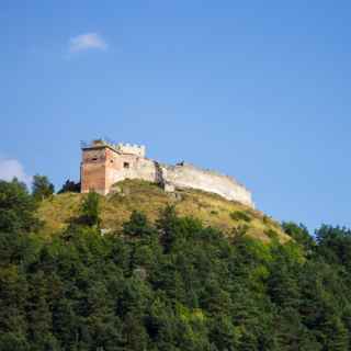 Руины замка на горе Бона в Кременце