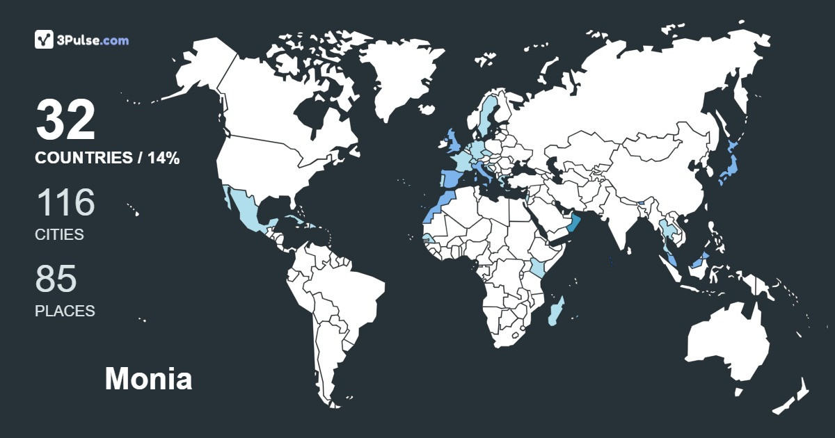 Изображение Карты путешествий Monia Aloise